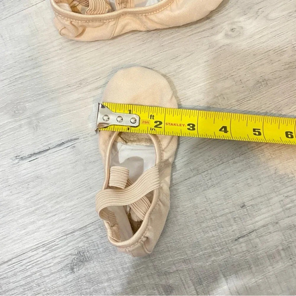 Capezio Toddler Ballerina Light Pink Dance Slippers 5.5in 10M - Picture 4 of 12